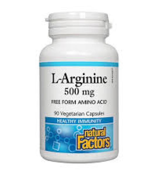 Natural Factors L-Arginine 500 mg, 90 Capsules Price In Pakistan